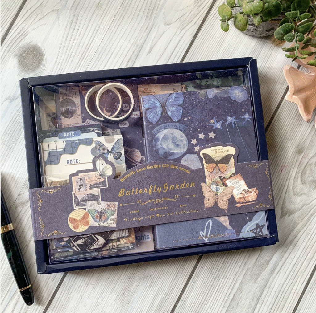 butterfly journaling kit